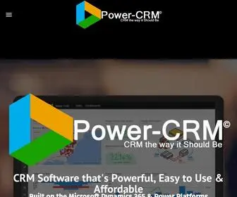 Power-CRM.net(CRM Software the way it should be. Power) Screenshot
