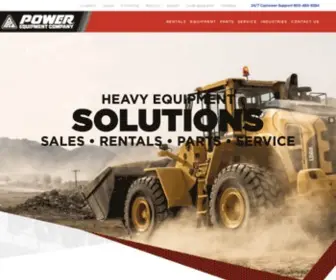 Power-Equip.com(Power Equipment Company) Screenshot