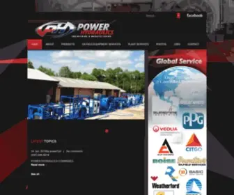 Power-HYdraulics.com(Power Hydraulics Oilfield Equipment) Screenshot