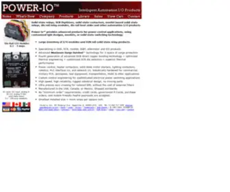 Power-IO.com(Solid state relays) Screenshot