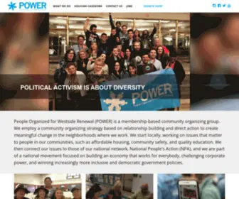 Power-LA.org(People Organized for Westside Renewal) Screenshot