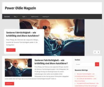 Power-Oldie.com(Das Power Oldie Magazin) Screenshot