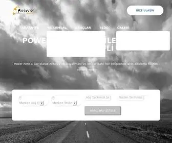 Power-Rentacar.com(Power Rent a Car) Screenshot