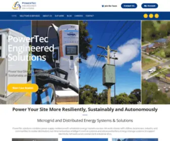 Power-Tec.com.au(Sustainable Power Resilience Solutions) Screenshot