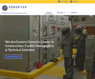Power-Tek.ca(Power-Tek Electrical Services Inc) Screenshot