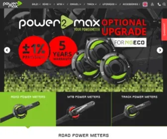 Power2Max.com(Home) Screenshot