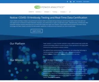 Poweranalytics.com(Power Analytics) Screenshot