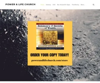 Powerandlifechurch.com(POWER & LIFE CHURCH) Screenshot