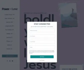 Powerandlove.org(Now is the time for you to walk like Jesus. Lifestyle Christianity University (LCU)) Screenshot