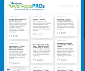 Powerappspros.com(Confluent PowerApps Blog) Screenshot