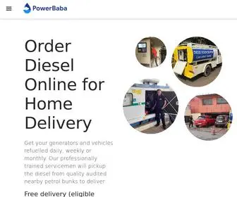 Powerbaba.com(Buy Diesel Online) Screenshot