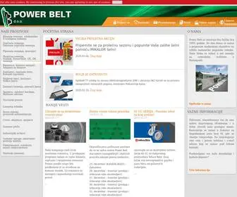 Powerbelt.rs(Početna strana) Screenshot