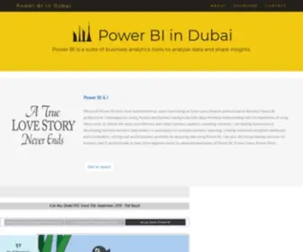 Powerbiindubai.com(Power BI in Dubai) Screenshot