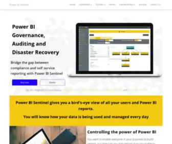 Powerbisentinel.com(Power BI Governance) Screenshot