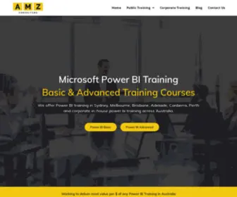 Powerbitraining.com.au(Microsoft Power BI Training in Australia) Screenshot