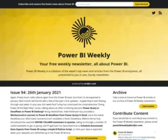 Powerbiweekly.info(Powerbiweekly info) Screenshot