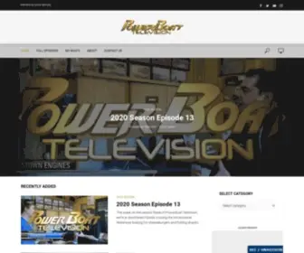 Powerboattv.com(PowerBoat Television) Screenshot