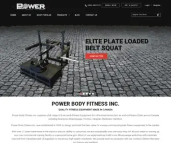 Powerbodyfitnessinc.com(Gym) Screenshot