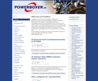 Powerboxer.de(Boxermotorräder) Screenshot