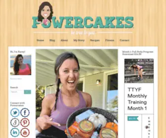 Powercakes.net(A Food and Fitness Blog) Screenshot