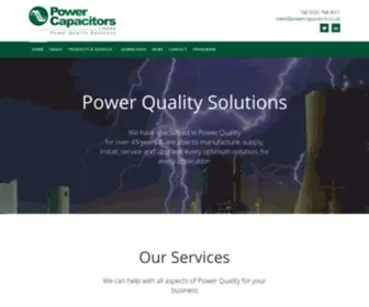 Powercapacitors.co.uk(Power Capacitors Ltd) Screenshot