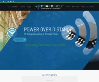 Powercastco.com(Powercast) Screenshot