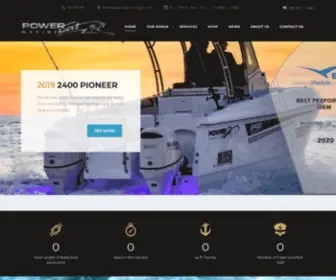 Powercatmarine.com.au(Where luxury meets performance) Screenshot