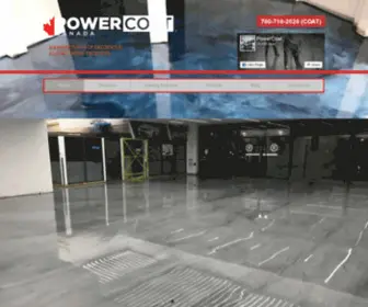 Powercoatcanada.com(Epoxy Metallic) Screenshot