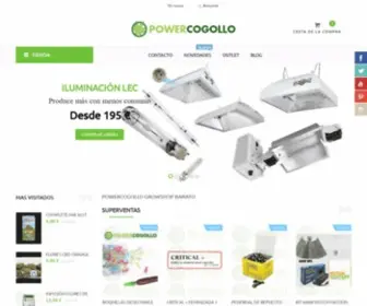 Powercogollo.com(PowerCogollo Grow Shop Virtual) Screenshot