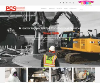 Powercomponentsystems.com(Demolition services & Environmental Remediation solutions) Screenshot
