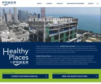 Powerconstruction.net(Northern IL & Chicago Design & Commercial Construction) Screenshot