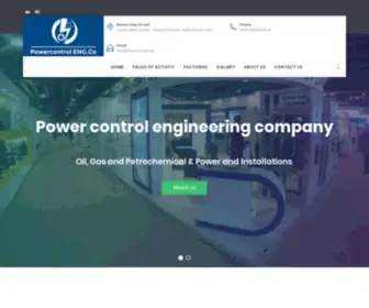 Powercontrol.ir(شرکت فنی و مهندسی کنترل قدرت) Screenshot