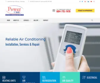 Powercool.ca(Power Cool) Screenshot