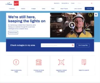 Powercor.com.au(CitiPower & Powercor) Screenshot