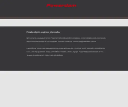 Powerdam.com.br(Powerdam – Powerdam) Screenshot