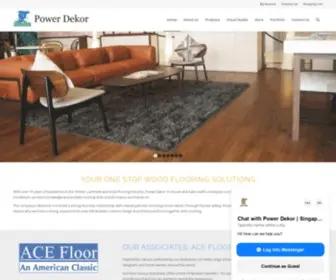 Powerdekor.com.sg(Vinyl Flooring Singapore) Screenshot