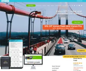 Poweredbyagnik.com(Vyncs GPS tracker for cars and commercial fleets) Screenshot