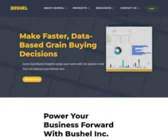 Poweredbybushel.ag(Bushel is a software developer for the agriculture industry) Screenshot