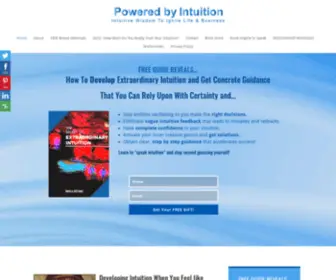 Poweredbyintuition.com(Intuitive Wisdom To Ignite Life & Business) Screenshot