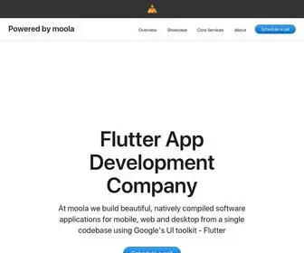 Poweredbymoola.com(Flutter App Development Company) Screenshot