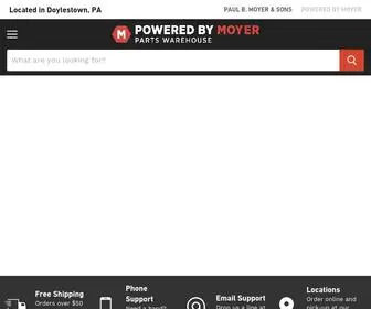 Poweredbymoyer.com(Outdoor Power Equipment Parts Warehouse in Doylestown Bucks County PA) Screenshot