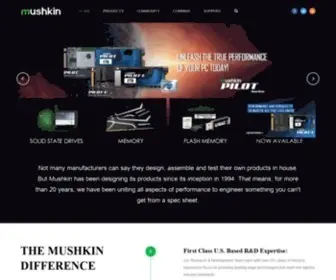 Poweredbymushkin.com(Mushkin Enhanced) Screenshot
