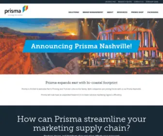 Poweredbyprisma.com(Innovative Marketing Logistics & Strategy) Screenshot