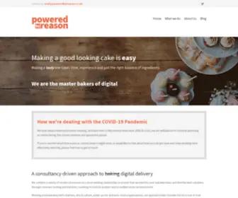 Poweredbyreason.co.uk(Web design) Screenshot
