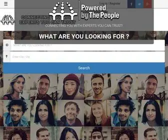 Poweredbythepeople.com(Tired of searching for a good company) Screenshot
