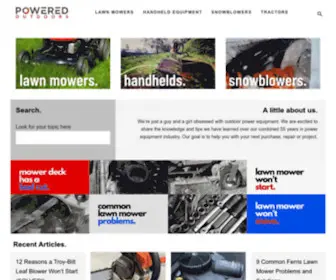 Poweredoutdoors.com(Power Equipment Products) Screenshot