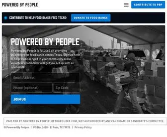 PoweredXpeople.org(Fight Back Against Voter Suppression) Screenshot