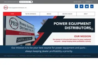 Powereqp.com(Power Equipment Distributors) Screenshot