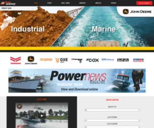 Powerequipment.com.au Screenshot