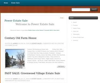 Powerestatesale.com(Power Estate Sale) Screenshot